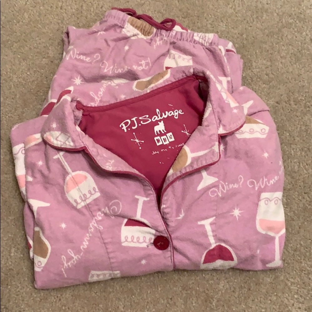 Wine pajama set